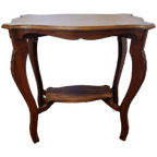 Klassieke Elegante Hollandse Antieke Bijzettafel Sidetable Side Table. thumbnail 1