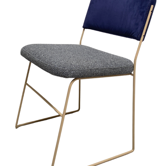 NOGA Design Limo Eetkamerstoel Blauw Grijs 1