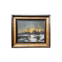 F. Busschots. "Winterlandschap".