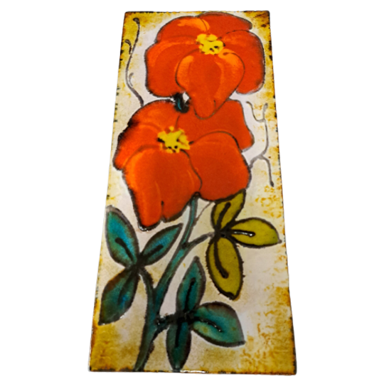 Ruscha Keramik Bloem Rood 1