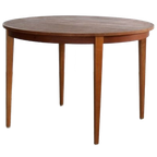 Vintage Eettafel | Ronde Tafel | Teak | Jaren 60 | Zweeds thumbnail 1