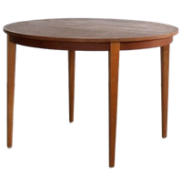 Vintage Eettafel | Ronde Tafel | Teak | Jaren 60 | Zweeds