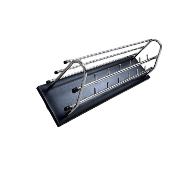Prachtige Sixties Chromen Buisframe Wandkapstok Met Hoedenplank 1