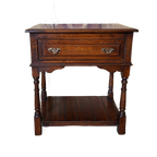 Antiek Klassieke Engels Sidetable, Haltafel, Wandconsole Afm.65x39m En 71cm Hoog. thumbnail 1