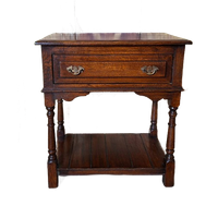 Antiek Klassieke Engels Sidetable, Haltafel, Wandconsole Afm.65x39m En 71cm Hoog.