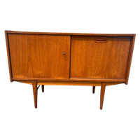 Vintage Teakhouten Dressoir-/ Muziekkast