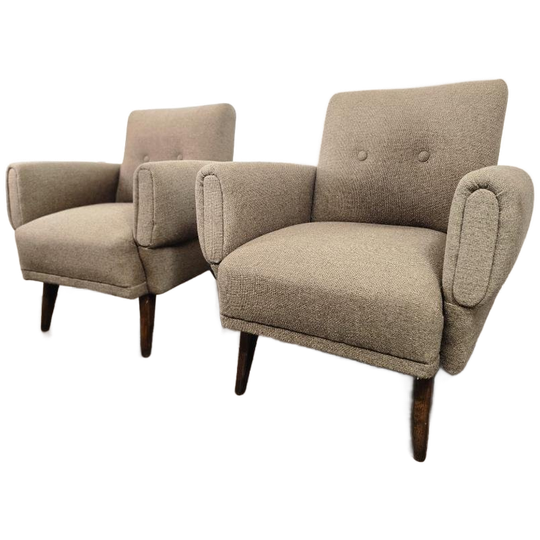 Set Van 2 Vintage Fauteuils / Eenzitten / Zeteltjes 1