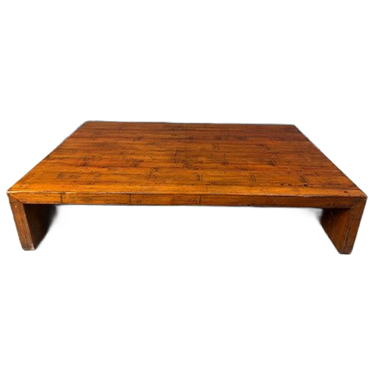 Large Coffee Table In Bamboo Attributed To Axel Vervoordt, 1980s 1