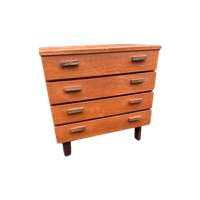 Teak Mid Century Ladekast , Jaren 60