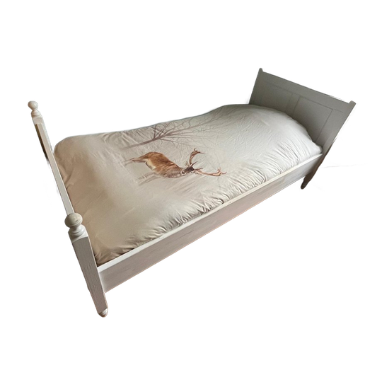 Tienerbed Wit Houten 1