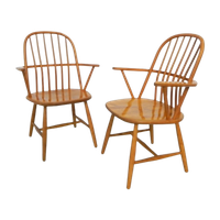 Set Van 2 Armstoelen, Spijlenstoelen, Akerblom Chair