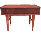 1950's Swedish Mid-century Teak Side Table / Hall Cabinet thumbnail 1