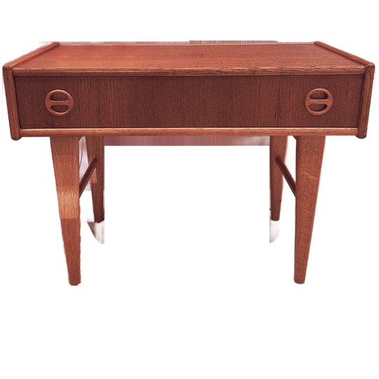 1950's Swedish Mid-century Teak Side Table / Hall Cabinet 1