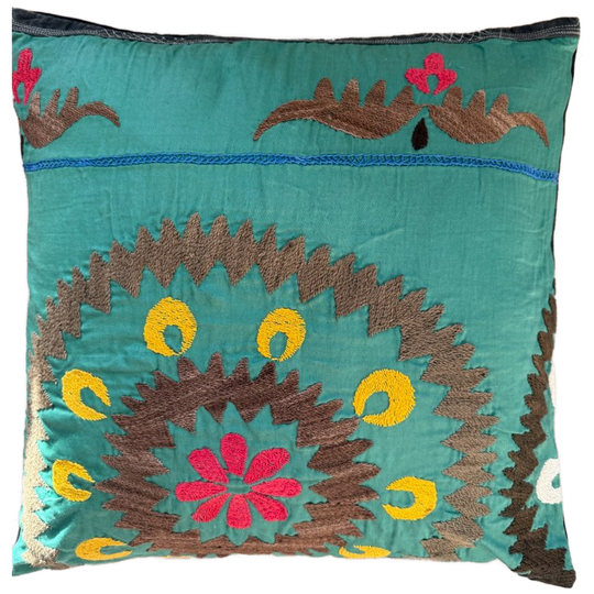 Day Birger & Mikkelsen, Groen Geborduurd Kussen 1