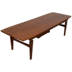Vintage Salontafel Teak Fineer Jaren 60 Design thumbnail 1