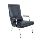 Sh50 – Fauteuil Jaren 60 -Chromen Buis Meubel thumbnail 1