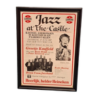 Poster Voor Jazz At The Castle Met O.A. Greetje Kauffeld. thumbnail 1