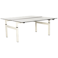 Drentea Benchwerkplek, Wit Blad, (2X) 160 X 80 Cm, Hoogte Instelbaar Onderstel