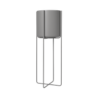 Blomus Kena Plantenbak Met Frame In Staalgrijs.