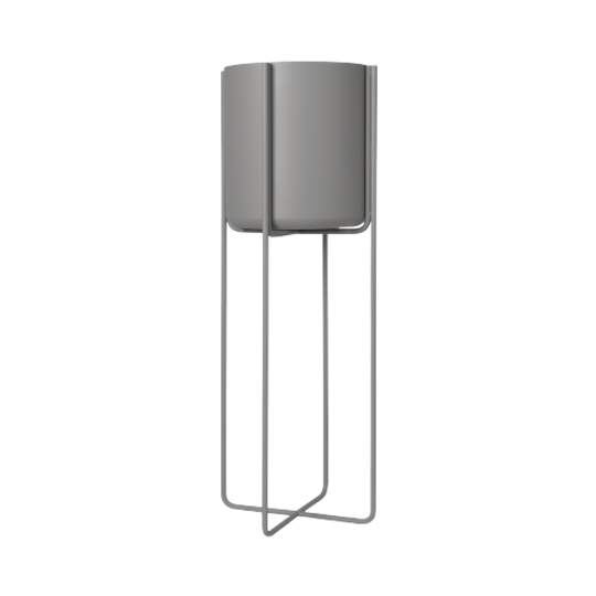 Blomus Kena Plantenbak Met Frame In Staalgrijs. 1