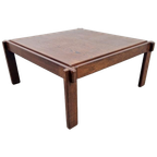 Vintage Minimalistisch Design Wengé Salontafel ‘70 Denmark thumbnail 1