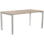 Ahrend 700 Bureau, Bladkleur Naar Keuze, 160 X 80 Cm, Hoogte Instelbaar Onderstel, Grijze Voetjes thumbnail 1