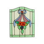 Art Deco Glasraam Glas In Lood Decoratief Bloemen Zonnevanger thumbnail 1