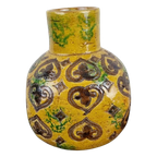 Een Prachtige Gele Bitossi Vaas, Ontworpen Door Aldo Londi thumbnail 1