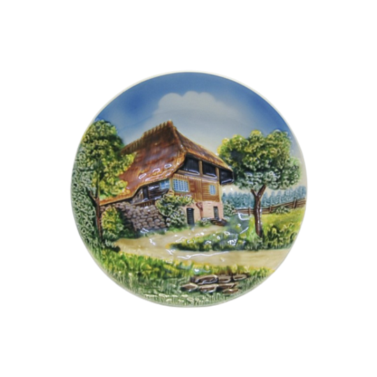 Wandbord Landschap Huis | Kerst 1