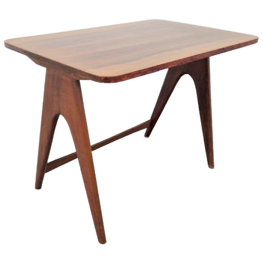 Vintage Teak Bijzettafel Møbel Denmark 1960 Mid Century 1
