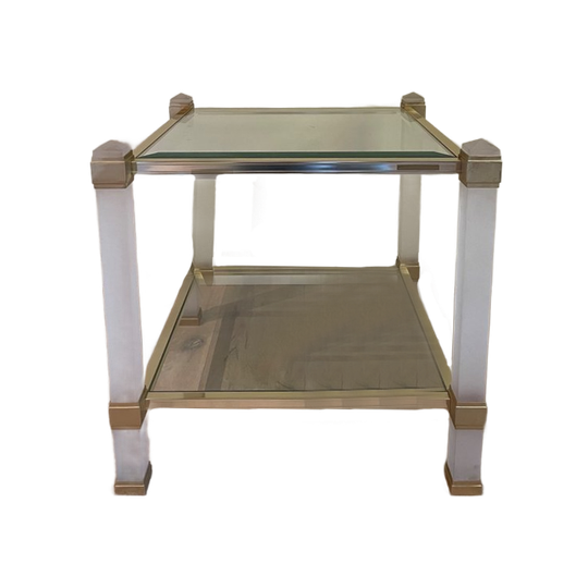 Pierre Vandel – Paris Bijzettafel | Matglas Poten | 1980s 1