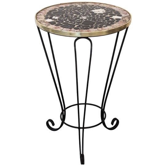 Jaren 50 Bijzettafeltje – Mozaïek - (kb09) 1