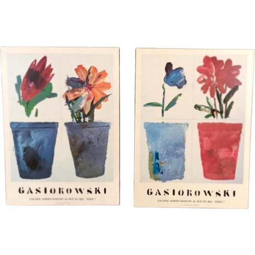 2 Gerard Gasiorowski 1995 Franse Tentoonstellingsposter