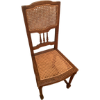 Rotan Houten Stoelen (6 Stuks) 20€/St thumbnail 1