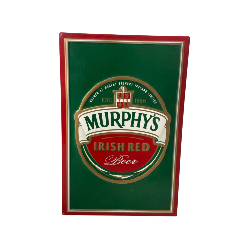 Industrial Design / Mancave - Vintage Tin Plate - Murphy’S Irish Red Beer