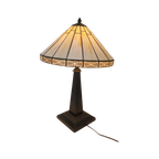 Grote Art Deco Stijl Tifanny Lamp thumbnail 1