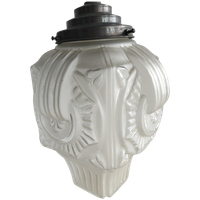Belgian Scailmont Art Deco Glass Lamp ( +/-1930)