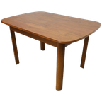 Vintage Eetafel Rechthoek Notenfineer thumbnail 1