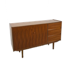 Teak Fineer Dressoir Met Ronde Knop En Lades thumbnail 1