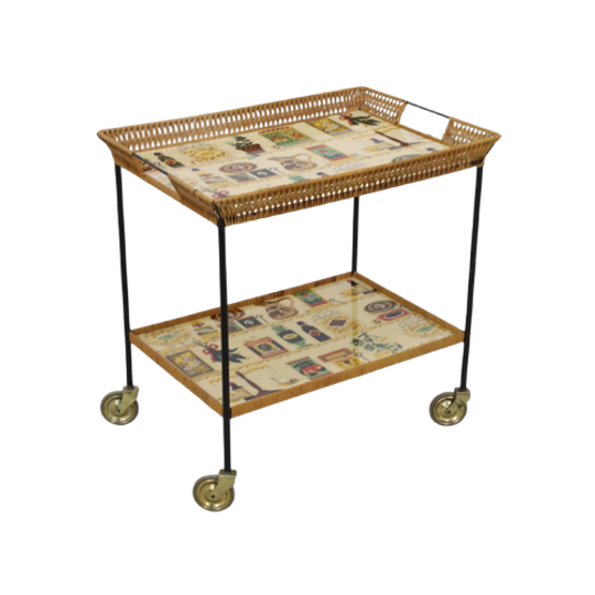 Vintage Serveerwagen Trolley, 1960s 1