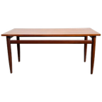 Mid-century Salontafel Teakhoutfineer Blad, Massief Teakhout thumbnail 1