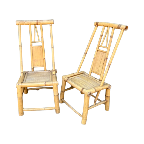 2 Bamboo Chairs