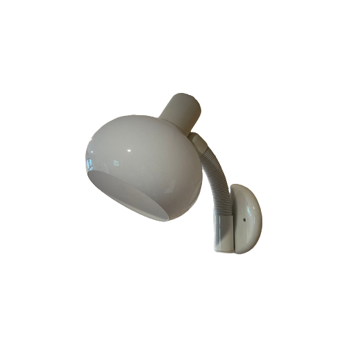 Jaren 70 Design Mushroom Lamp, Beweegbare / Verstelbare Wandlamp Space Age, Scharnierende Lamp.