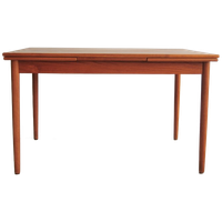Vintage Uitschuifbare Teakhouten Eettafel