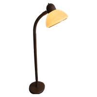 Vintage Herda Vloerlamp Bruin Met Mushroom Kap, Amsterdam Jaren '60/'70