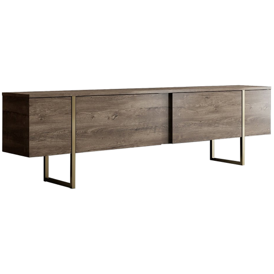 Evila | Originals Luxe Woonkamermeubelset, Houtfineer, Goud 1