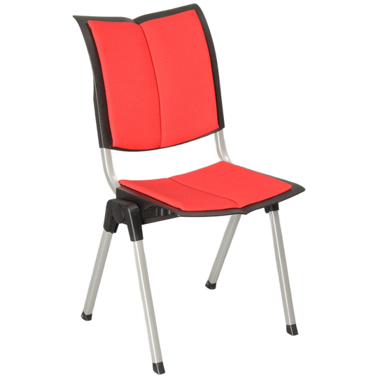 Hag Conventio Wing 9831 Vergaderstoel, Rood, 4-poot Onderstel 1