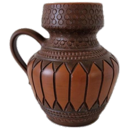 Jaren 70 Vintage Vaas Keramieke Vaas 1
