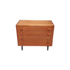 Vintage Ladekast Slotboom Kast Chest Of Drawers thumbnail 1