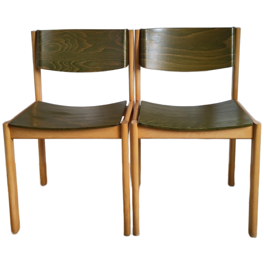 Vintage Retro Eetkamerstoelen Jaren 70 1